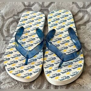 Corona Extra Flip Flops Beer Logo Sandals ~ Size 7.5 Approx.